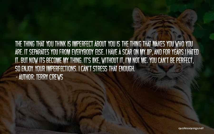 Terry Crews Quotes: The Thing That You Think Is Imperfect About You Is The Thing That Makes You Who You Are. It Separates