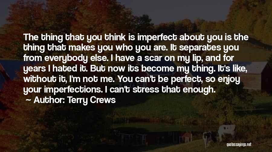 Terry Crews Quotes: The Thing That You Think Is Imperfect About You Is The Thing That Makes You Who You Are. It Separates