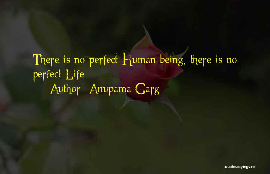 Anupama Garg Quotes: There Is No Perfect Human Being, There Is No Perfect Life