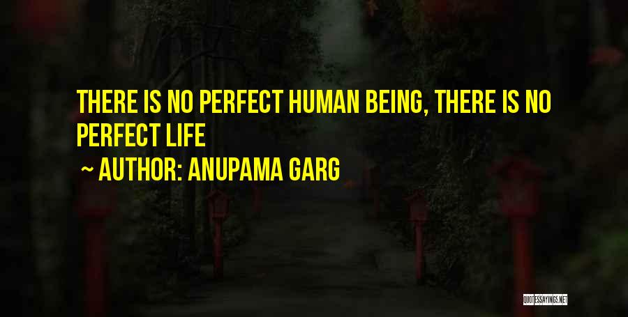 Anupama Garg Quotes: There Is No Perfect Human Being, There Is No Perfect Life