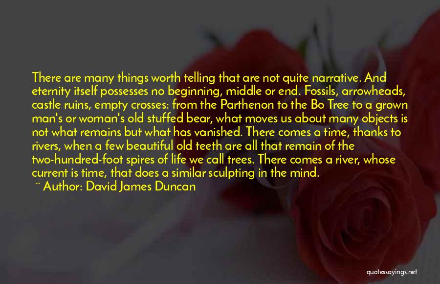 David James Duncan Quotes: There Are Many Things Worth Telling That Are Not Quite Narrative. And Eternity Itself Possesses No Beginning, Middle Or End.