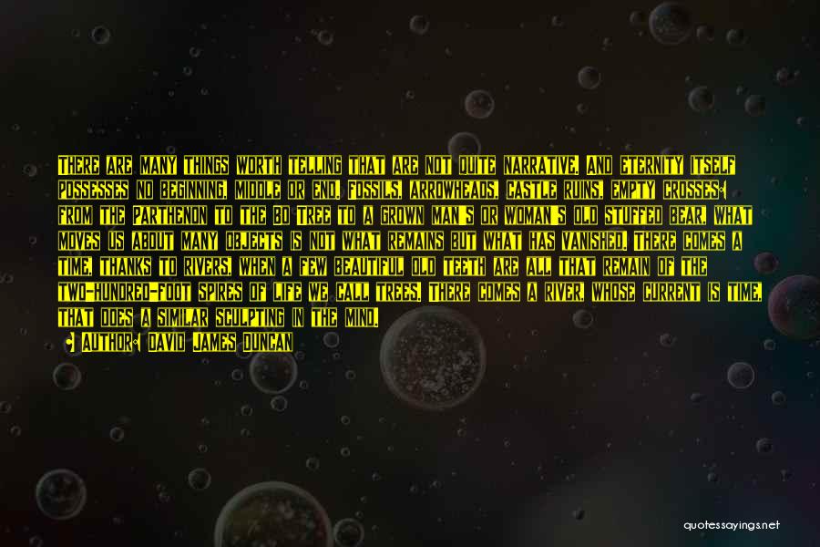 David James Duncan Quotes: There Are Many Things Worth Telling That Are Not Quite Narrative. And Eternity Itself Possesses No Beginning, Middle Or End.