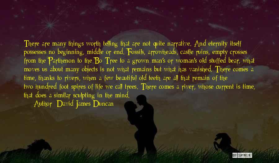 David James Duncan Quotes: There Are Many Things Worth Telling That Are Not Quite Narrative. And Eternity Itself Possesses No Beginning, Middle Or End.