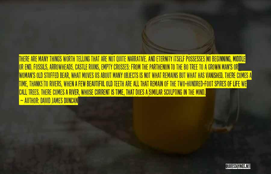 David James Duncan Quotes: There Are Many Things Worth Telling That Are Not Quite Narrative. And Eternity Itself Possesses No Beginning, Middle Or End.