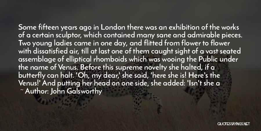 John Galsworthy Quotes: Some Fifteen Years Ago In London There Was An Exhibition Of The Works Of A Certain Sculptor, Which Contained Many