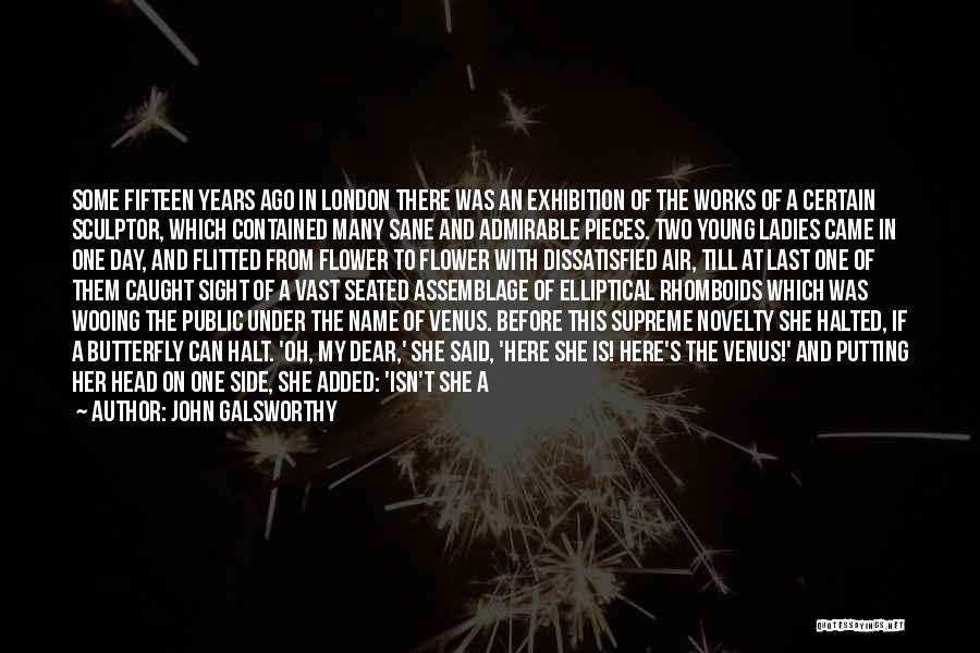 John Galsworthy Quotes: Some Fifteen Years Ago In London There Was An Exhibition Of The Works Of A Certain Sculptor, Which Contained Many