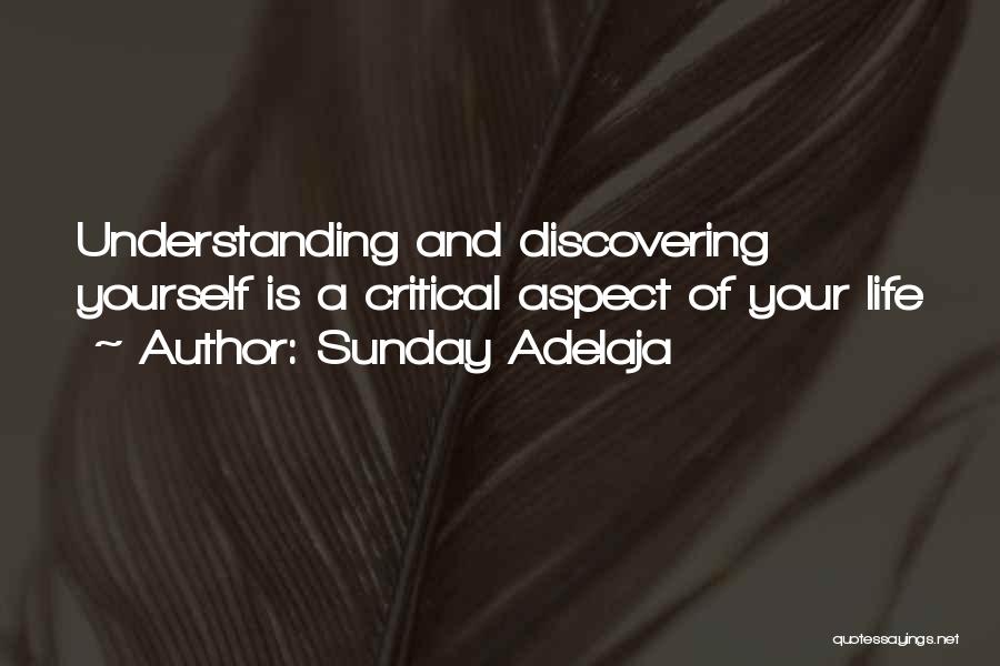 Sunday Adelaja Quotes: Understanding And Discovering Yourself Is A Critical Aspect Of Your Life