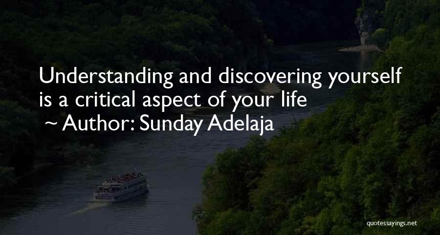 Sunday Adelaja Quotes: Understanding And Discovering Yourself Is A Critical Aspect Of Your Life