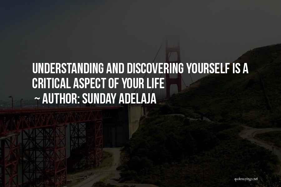 Sunday Adelaja Quotes: Understanding And Discovering Yourself Is A Critical Aspect Of Your Life