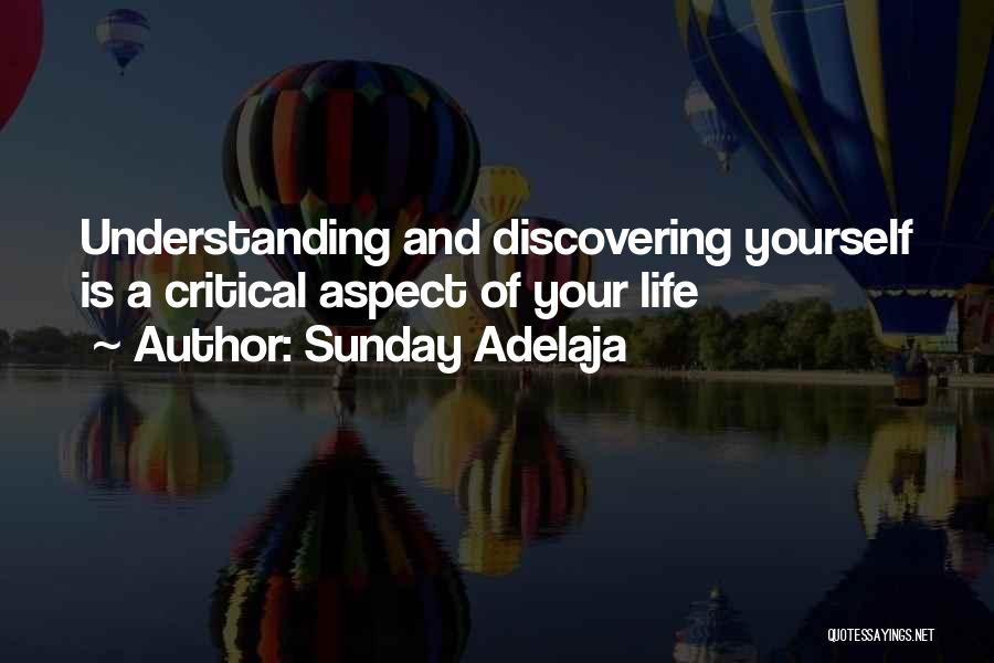 Sunday Adelaja Quotes: Understanding And Discovering Yourself Is A Critical Aspect Of Your Life