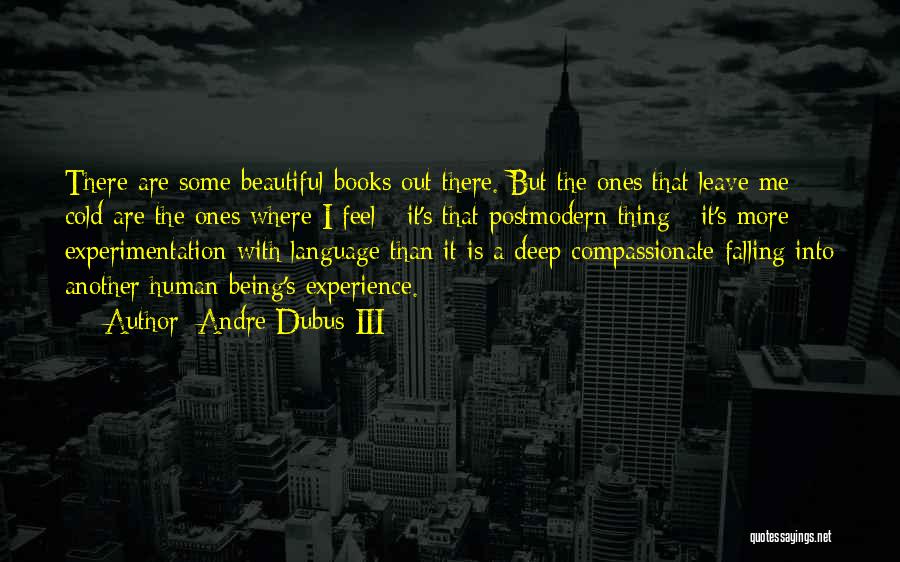 Andre Dubus III Quotes: There Are Some Beautiful Books Out There. But The Ones That Leave Me Cold Are The Ones Where I Feel