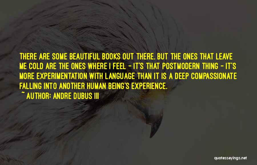 Andre Dubus III Quotes: There Are Some Beautiful Books Out There. But The Ones That Leave Me Cold Are The Ones Where I Feel