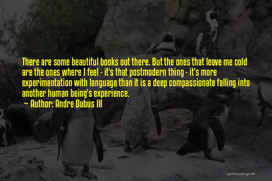 Andre Dubus III Quotes: There Are Some Beautiful Books Out There. But The Ones That Leave Me Cold Are The Ones Where I Feel