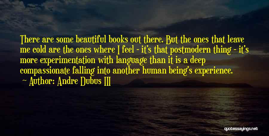 Andre Dubus III Quotes: There Are Some Beautiful Books Out There. But The Ones That Leave Me Cold Are The Ones Where I Feel