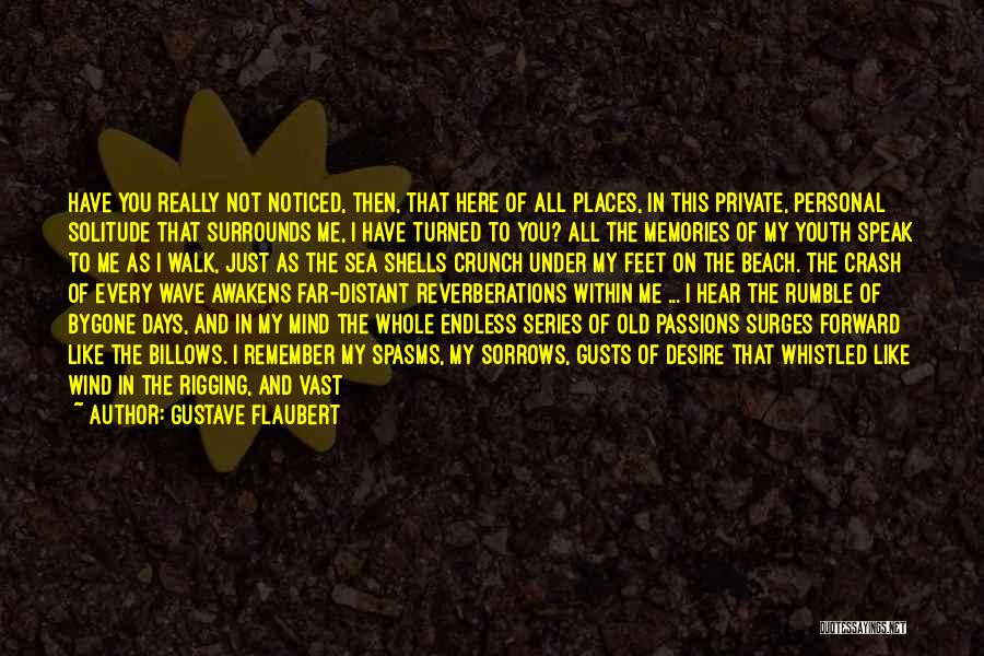 Gustave Flaubert Quotes: Have You Really Not Noticed, Then, That Here Of All Places, In This Private, Personal Solitude That Surrounds Me, I