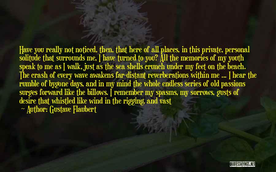 Gustave Flaubert Quotes: Have You Really Not Noticed, Then, That Here Of All Places, In This Private, Personal Solitude That Surrounds Me, I