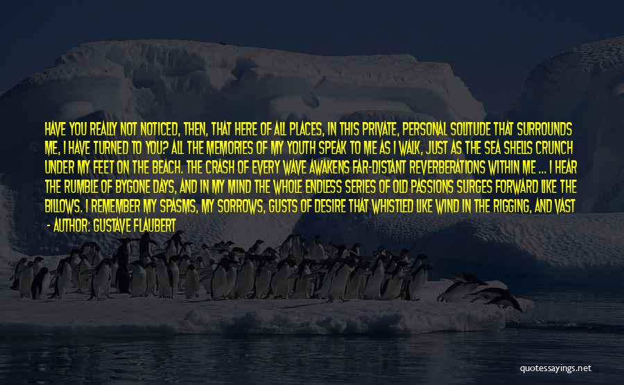 Gustave Flaubert Quotes: Have You Really Not Noticed, Then, That Here Of All Places, In This Private, Personal Solitude That Surrounds Me, I