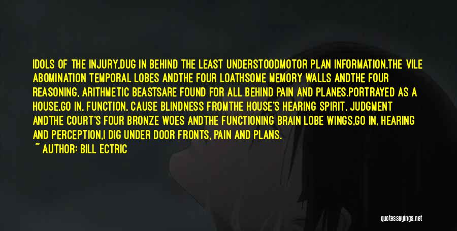 Bill Ectric Quotes: Idols Of The Injury,dug In Behind The Least Understoodmotor Plan Information.the Vile Abomination Temporal Lobes Andthe Four Loathsome Memory Walls