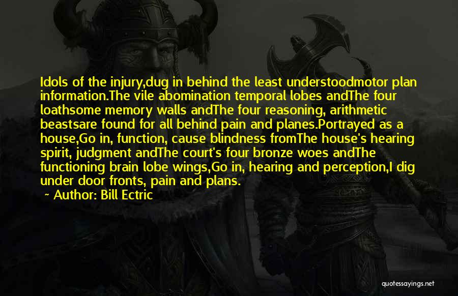 Bill Ectric Quotes: Idols Of The Injury,dug In Behind The Least Understoodmotor Plan Information.the Vile Abomination Temporal Lobes Andthe Four Loathsome Memory Walls