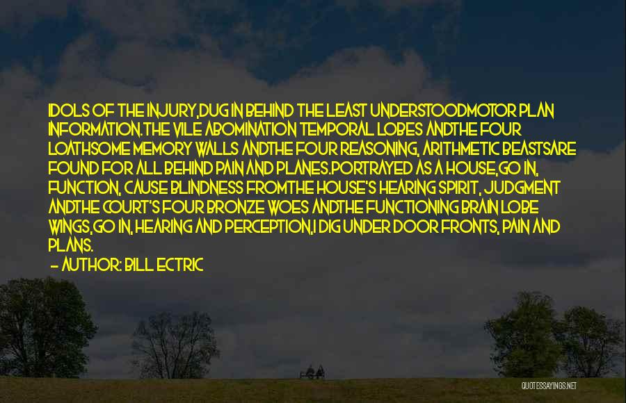 Bill Ectric Quotes: Idols Of The Injury,dug In Behind The Least Understoodmotor Plan Information.the Vile Abomination Temporal Lobes Andthe Four Loathsome Memory Walls