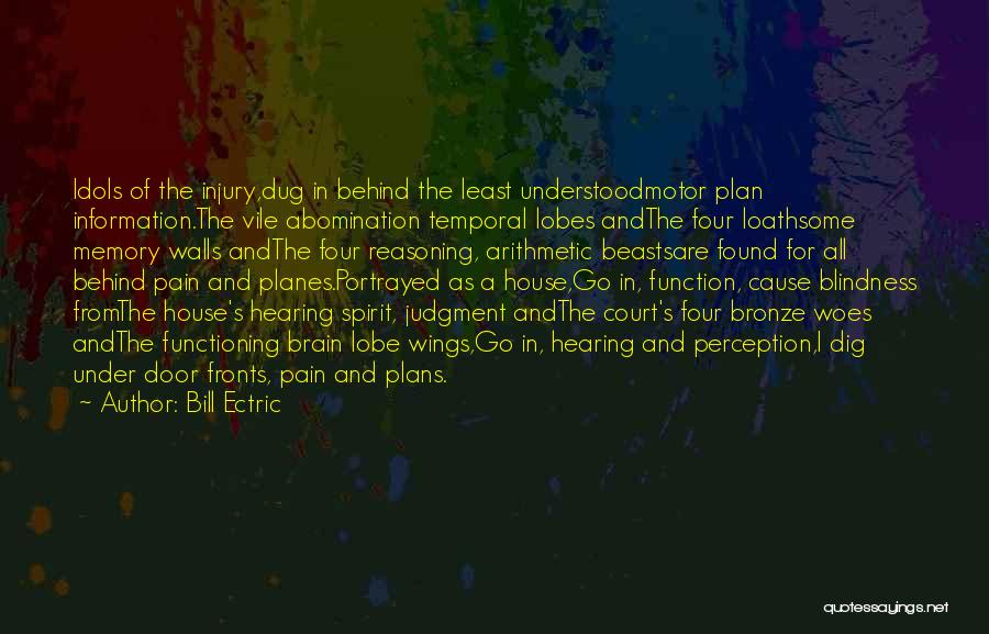 Bill Ectric Quotes: Idols Of The Injury,dug In Behind The Least Understoodmotor Plan Information.the Vile Abomination Temporal Lobes Andthe Four Loathsome Memory Walls