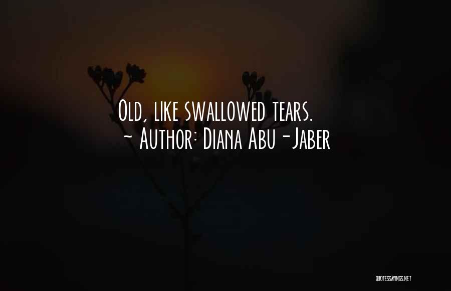 Diana Abu-Jaber Quotes: Old, Like Swallowed Tears.