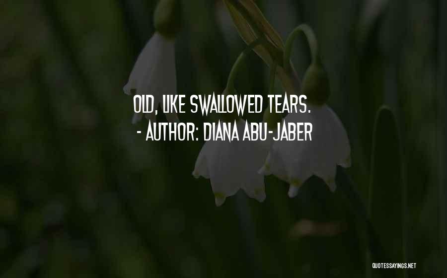 Diana Abu-Jaber Quotes: Old, Like Swallowed Tears.