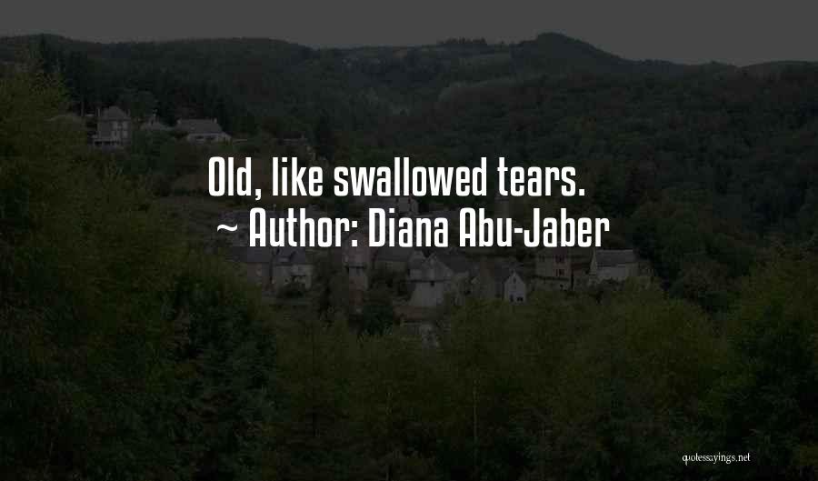 Diana Abu-Jaber Quotes: Old, Like Swallowed Tears.