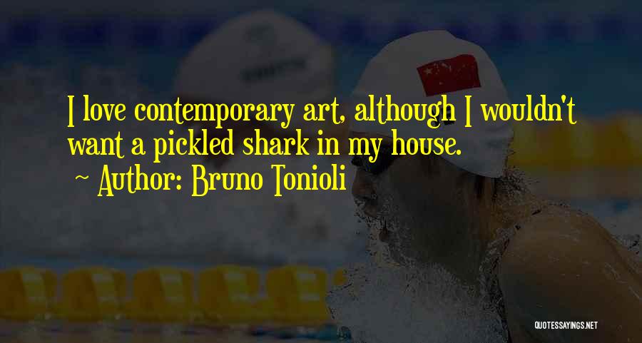 Bruno Tonioli Quotes: I Love Contemporary Art, Although I Wouldn't Want A Pickled Shark In My House.
