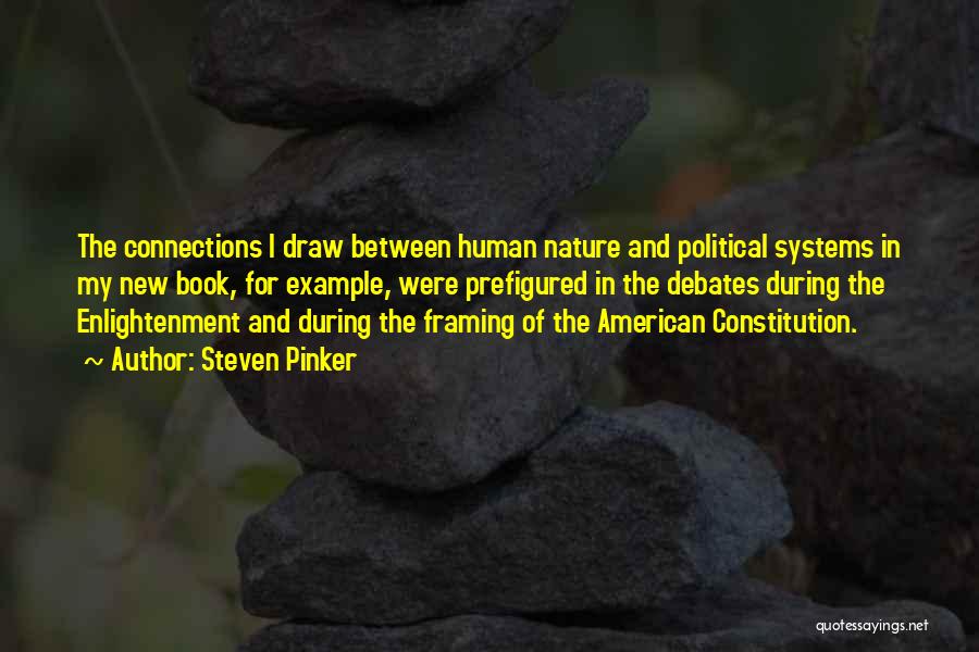 Steven Pinker Quotes: The Connections I Draw Between Human Nature And Political Systems In My New Book, For Example, Were Prefigured In The