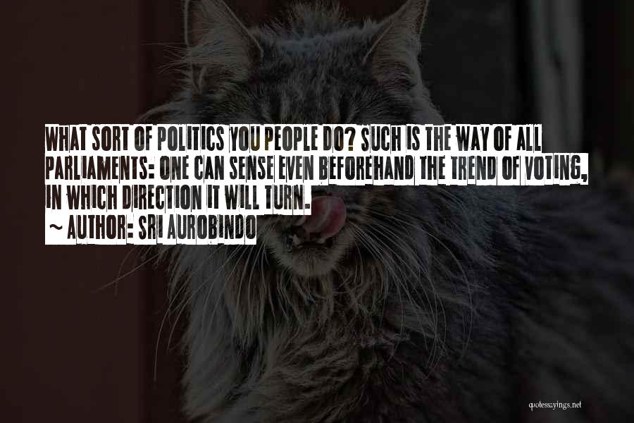 Sri Aurobindo Quotes: What Sort Of Politics You People Do? Such Is The Way Of All Parliaments: One Can Sense Even Beforehand The