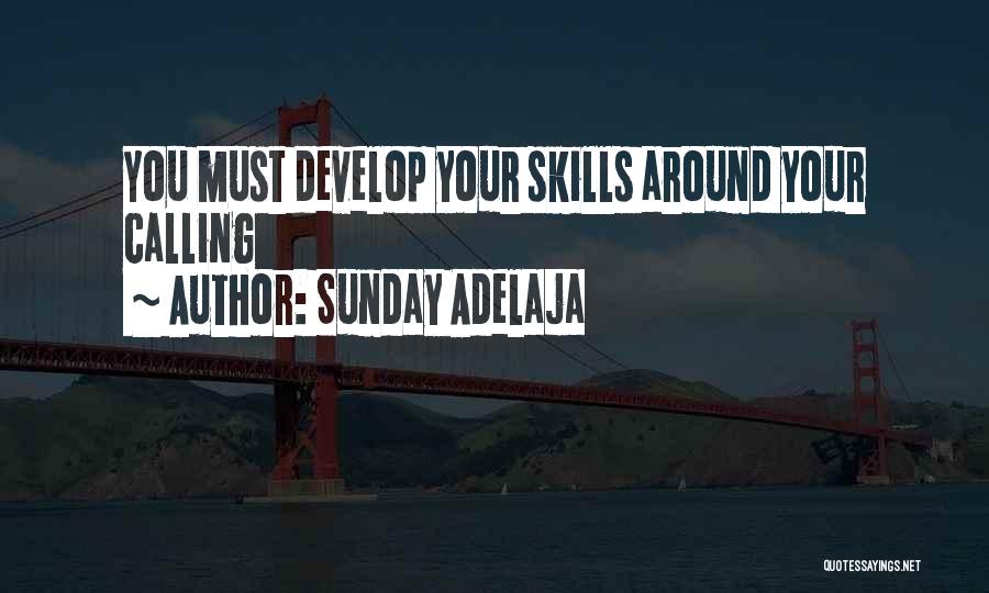 Sunday Adelaja Quotes: You Must Develop Your Skills Around Your Calling