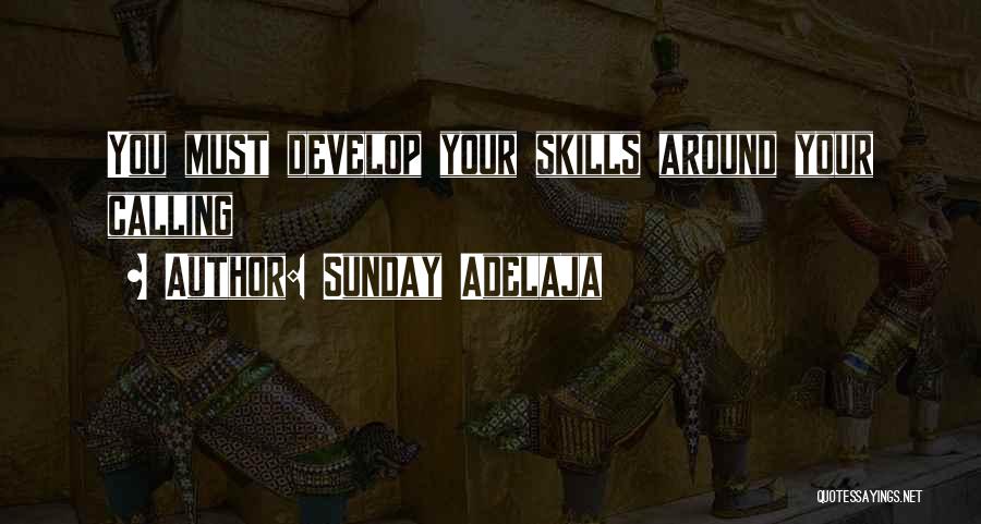 Sunday Adelaja Quotes: You Must Develop Your Skills Around Your Calling