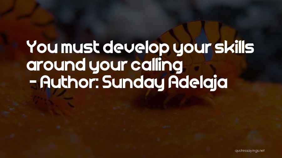 Sunday Adelaja Quotes: You Must Develop Your Skills Around Your Calling