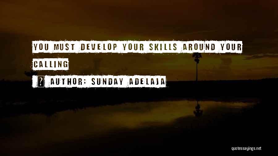Sunday Adelaja Quotes: You Must Develop Your Skills Around Your Calling