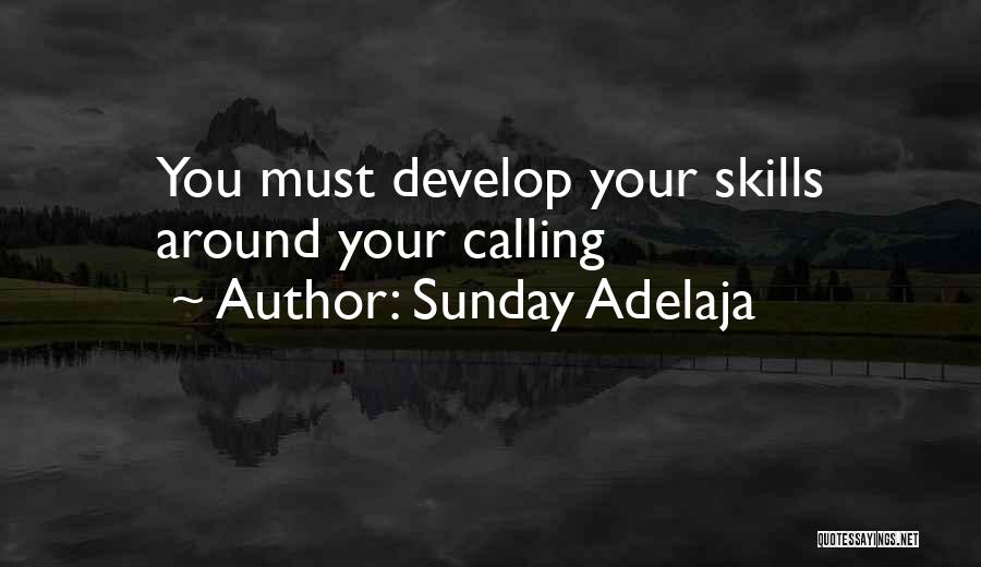 Sunday Adelaja Quotes: You Must Develop Your Skills Around Your Calling