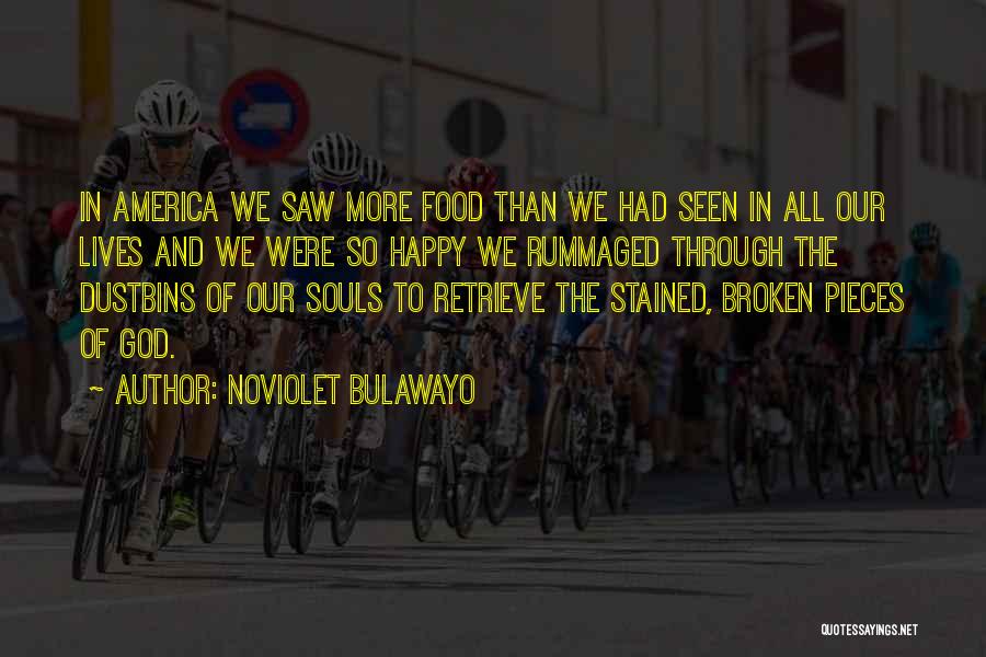 NoViolet Bulawayo Quotes: In America We Saw More Food Than We Had Seen In All Our Lives And We Were So Happy We