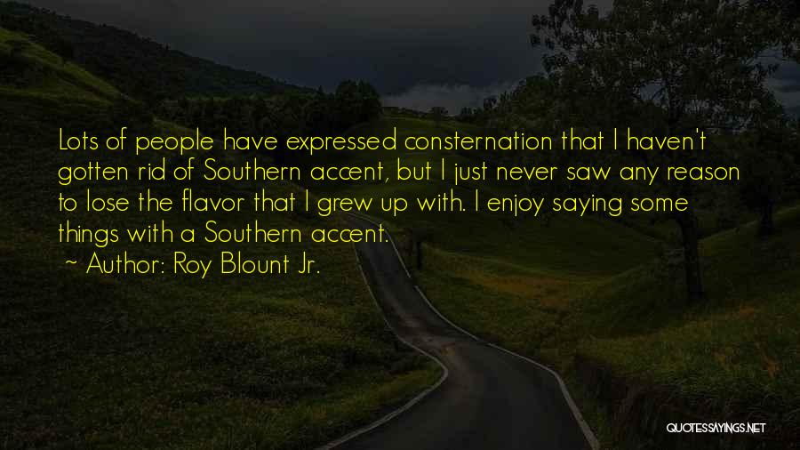 Roy Blount Jr. Quotes: Lots Of People Have Expressed Consternation That I Haven't Gotten Rid Of Southern Accent, But I Just Never Saw Any