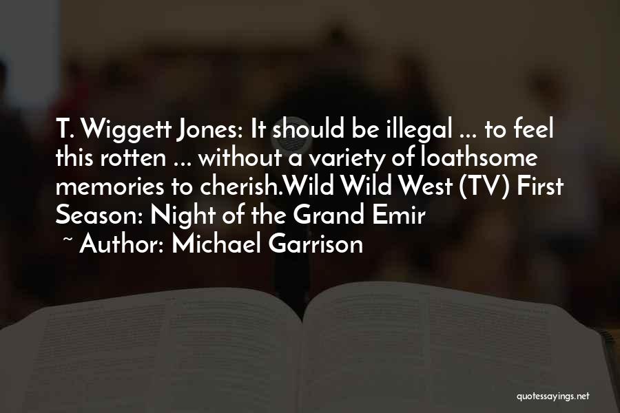 Michael Garrison Quotes: T. Wiggett Jones: It Should Be Illegal ... To Feel This Rotten ... Without A Variety Of Loathsome Memories To
