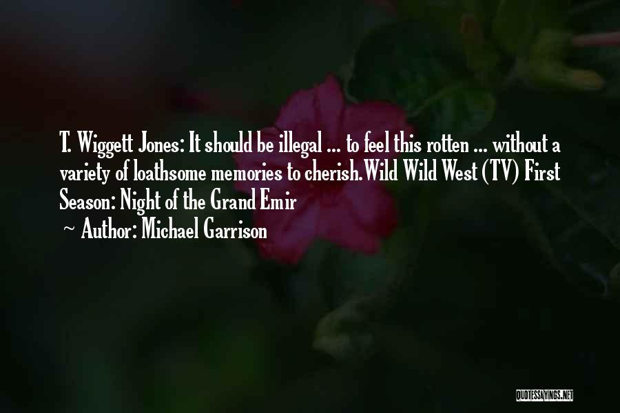 Michael Garrison Quotes: T. Wiggett Jones: It Should Be Illegal ... To Feel This Rotten ... Without A Variety Of Loathsome Memories To