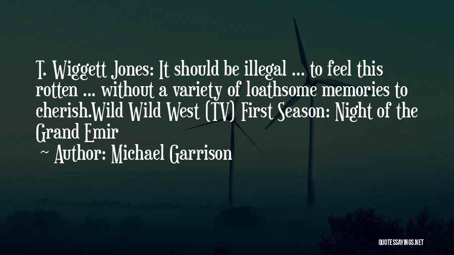 Michael Garrison Quotes: T. Wiggett Jones: It Should Be Illegal ... To Feel This Rotten ... Without A Variety Of Loathsome Memories To