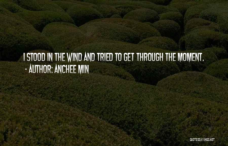 Anchee Min Quotes: I Stood In The Wind And Tried To Get Through The Moment.