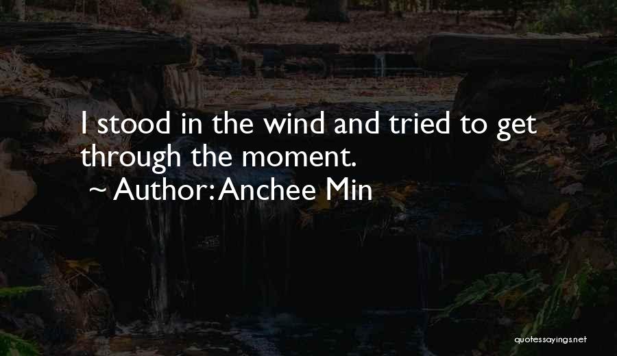 Anchee Min Quotes: I Stood In The Wind And Tried To Get Through The Moment.