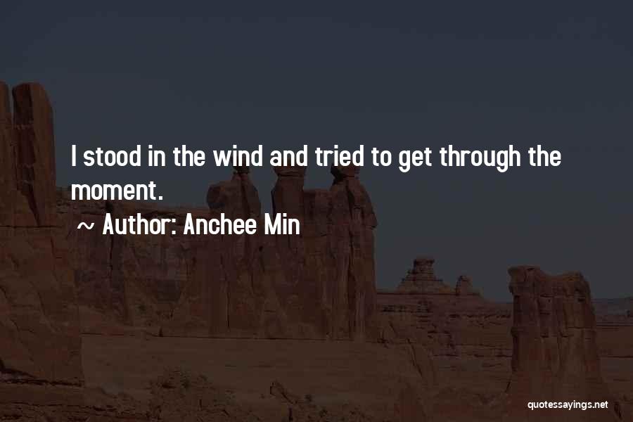 Anchee Min Quotes: I Stood In The Wind And Tried To Get Through The Moment.