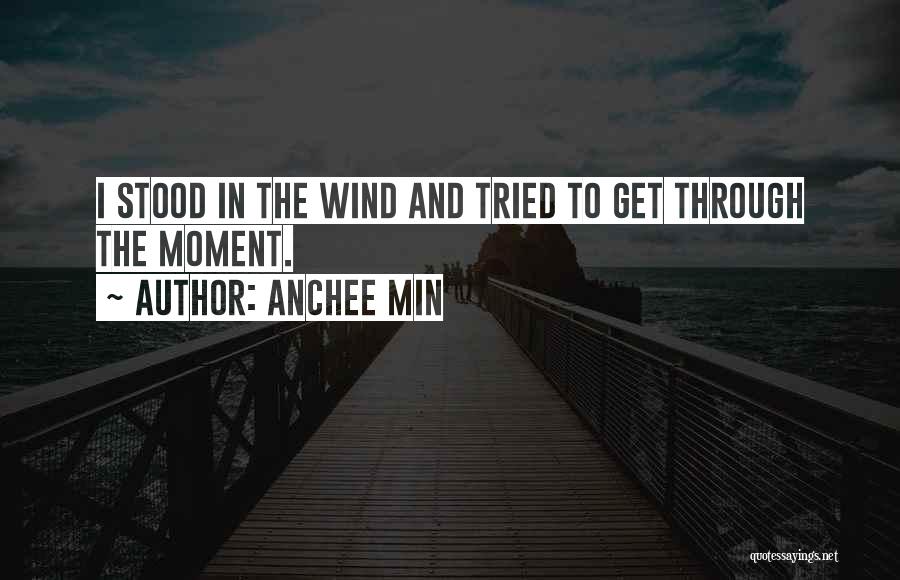 Anchee Min Quotes: I Stood In The Wind And Tried To Get Through The Moment.
