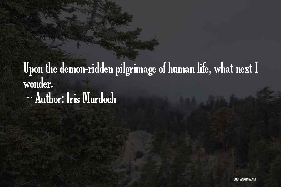 Iris Murdoch Quotes: Upon The Demon-ridden Pilgrimage Of Human Life, What Next I Wonder.