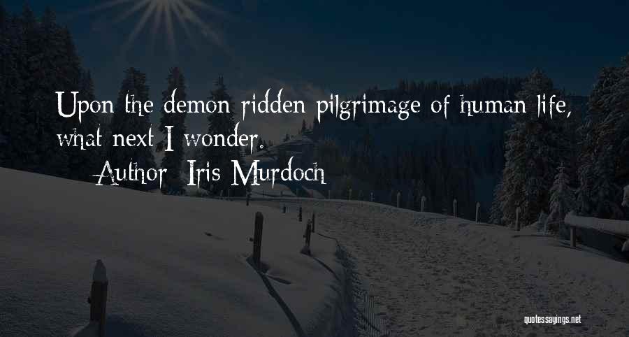 Iris Murdoch Quotes: Upon The Demon-ridden Pilgrimage Of Human Life, What Next I Wonder.