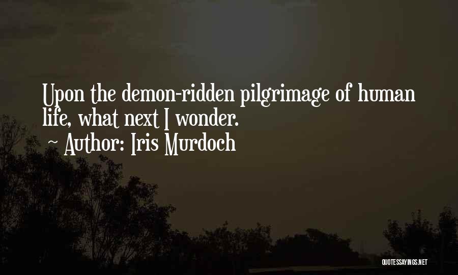 Iris Murdoch Quotes: Upon The Demon-ridden Pilgrimage Of Human Life, What Next I Wonder.