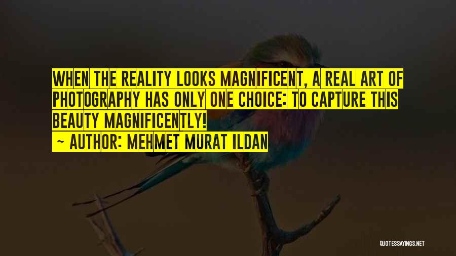 Mehmet Murat Ildan Quotes: When The Reality Looks Magnificent, A Real Art Of Photography Has Only One Choice: To Capture This Beauty Magnificently!