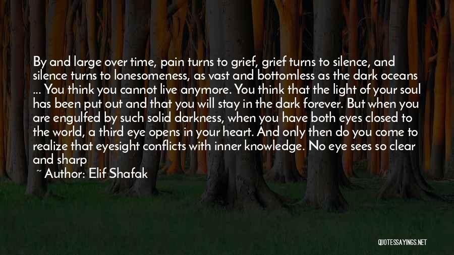 Elif Shafak Quotes: By And Large Over Time, Pain Turns To Grief, Grief Turns To Silence, And Silence Turns To Lonesomeness, As Vast